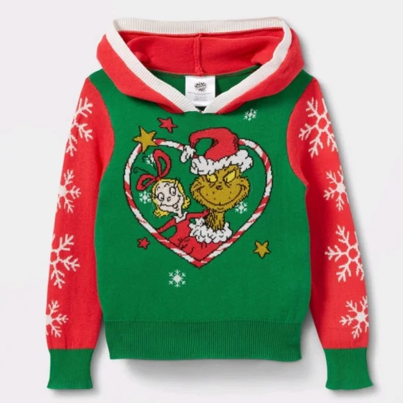 The grinch sweater for kids hotsell